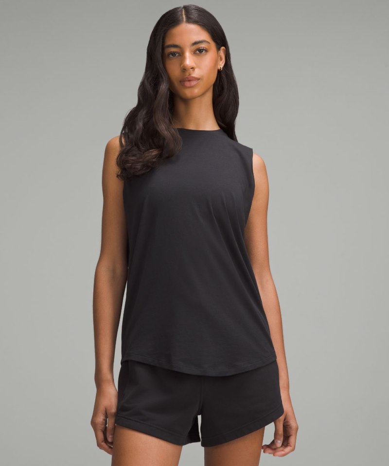 Lululemon Brunswick Muscle Tank Top Black Online Outlet Sale