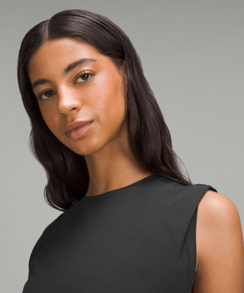 Lululemon Brunswick Muscle Tank Top Black Online Outlet Sale