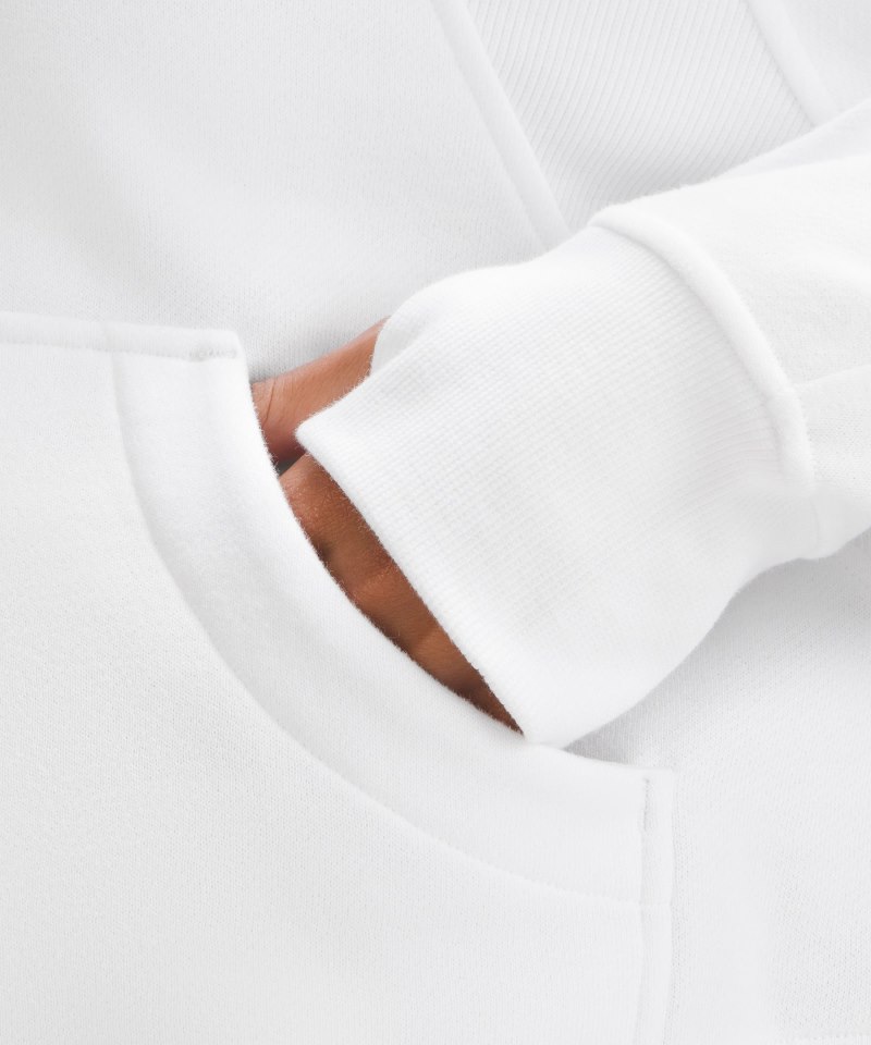 Lululemon Scuba Oversized Funnel-Neck Half Zip *Pride White Online Outlet Sale
